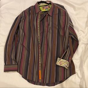 Robert Graham 3xl striped shirt